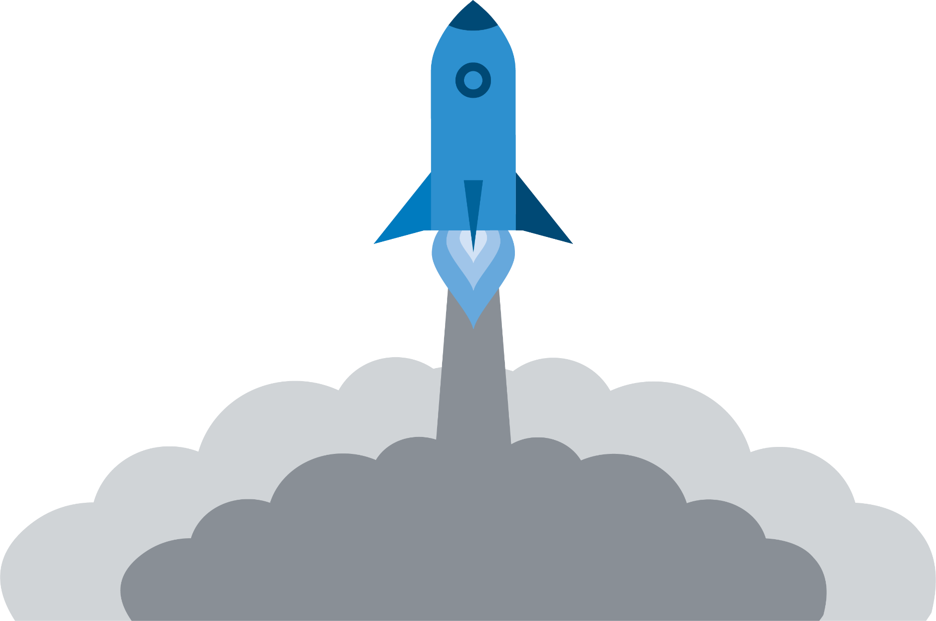 Launch of a rocket