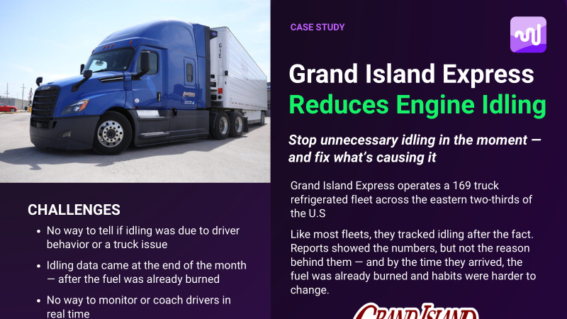 Grand Island Express Reduces Engine Idling