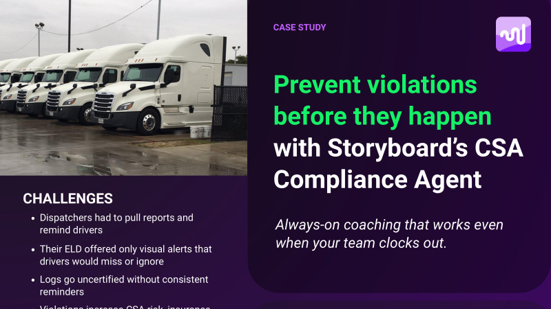 Prevent violations before they happen with Storyboard’s CSA Compliance Agent