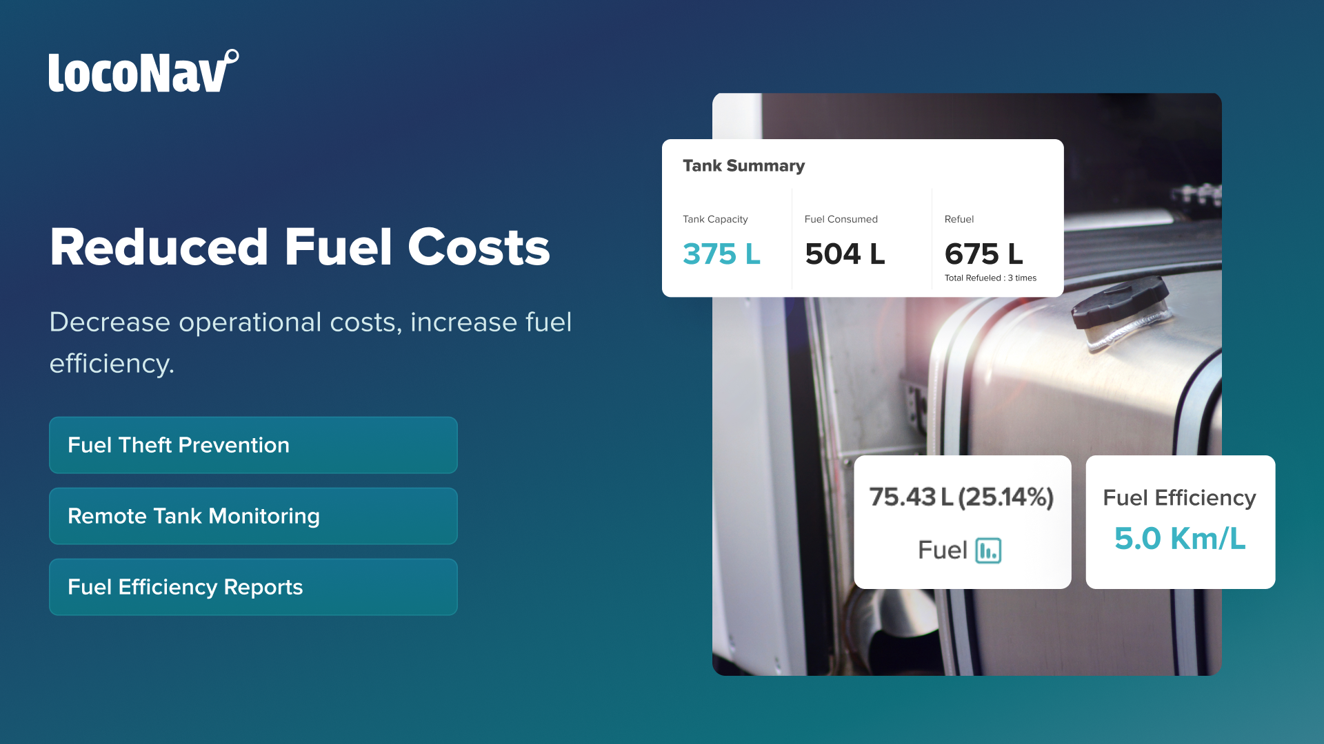 Loconav Reduced fuel costs 