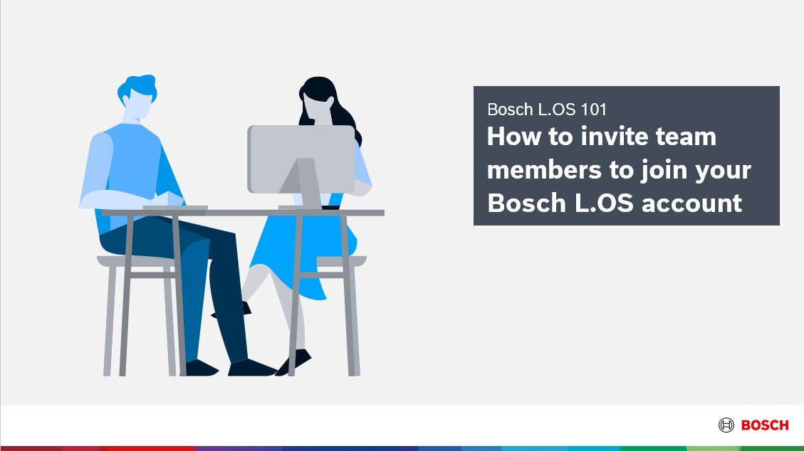 Video Tutorial: Teammitglieder zu einem Bosch L.OS Unternehmensaccount hinzufügen