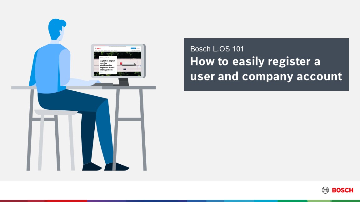 Video Tutorial: Benutzer- und Unternehmensaccount auf Bosch L.OS erstellen