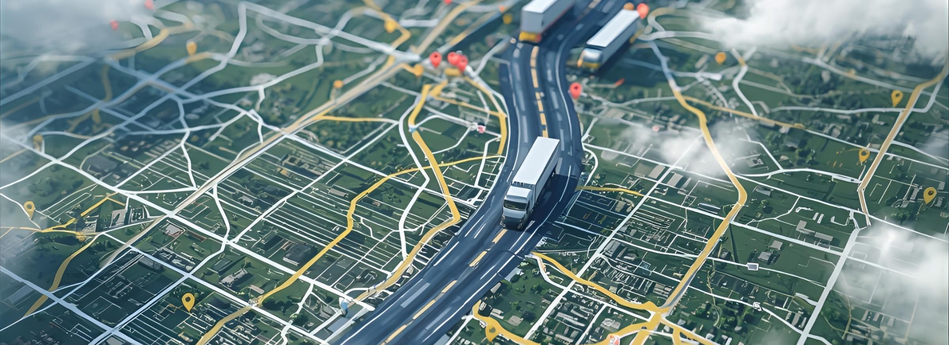 Journey Risk Management - truck on a road