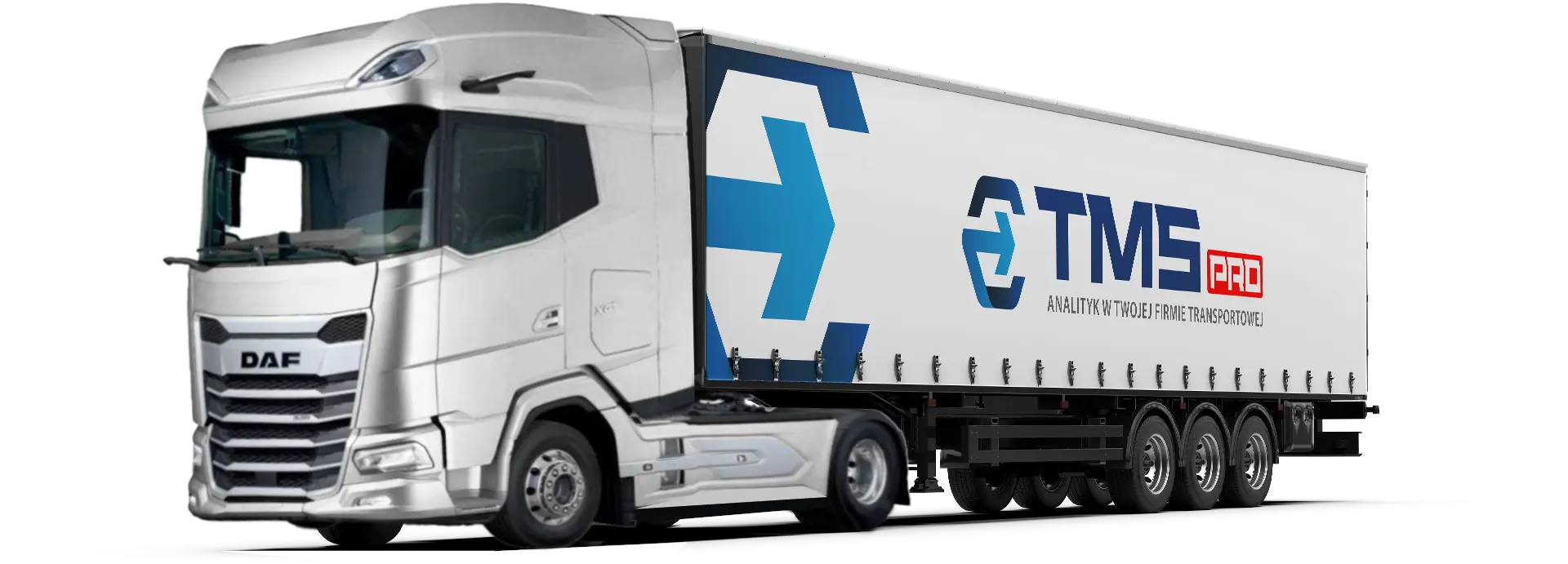 Truck with TMS PRO printing